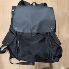 スヌーピー　リュック　黒　ブラック