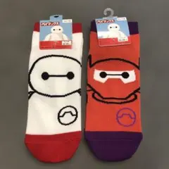 ベイマックス ソックス2足セット22-24cm ディズニー