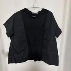 ABITOKYO 半袖 切り替えデザイン Tシャツ ブラックのサムネイル