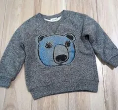トレーナー　韓国子供服　90cm　くま　クマ