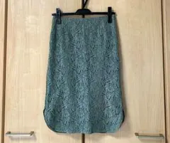 GALLARDAGALANTE NAVY レーススカート　0
