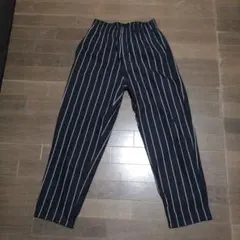 GU ストライプ柄 カジュアルパンツ