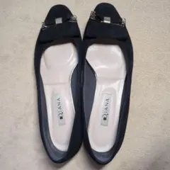 DIANA ダイアナ パンプス 23cm ブラック スエード リボン​