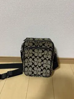 COACH コーチ ショルダーバッグ ダークネイビー シグネチャー 4270 