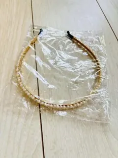 パールとダイヤモンド型装飾のヘアバンドセット