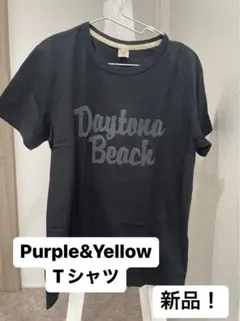 新品✨ パープル&イエロー　Tシャツのサムネイル