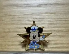 ディズニーシー20周年 ミッキーマウス 星型ピンバッジ