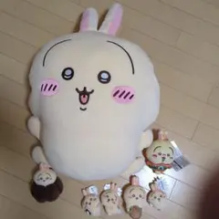 ちいかわ うさぎだらけくじ A賞 超BIGぬいぐるみ ジャンプ他　7点セット