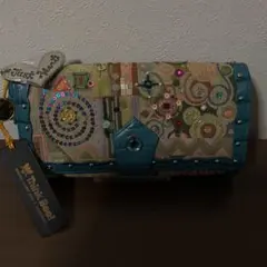 ☆開店セール☆新品未使用 美品 シンクビー クリムトスペシャル レザー 長財布①のサムネイル