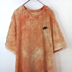 ナイキ Tシャツ 半袖 ゲームシャツ 刺繍ロゴ スウォッシュ タイダイ L