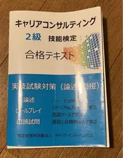 キャリアコンサルティング 2級 合格テキスト　内藤友子　キャリコン