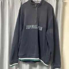 HUF ジップアップ トレーナー ダークグレー