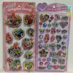 国内正規品 スパンコールパーティー うるちゅるポップシール パワパフガールズ