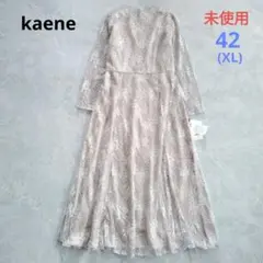 【カエン】未使用 大きいサイズ 42 オールレース メロウ ワンピース ドレス