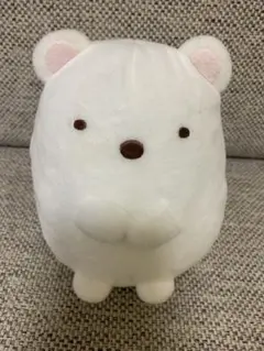 すみっコぐらし　シロクマぬいぐるみ