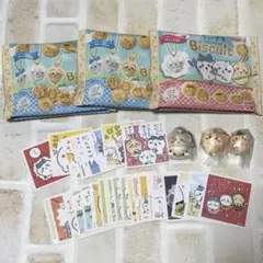 ちいかわマスコットつきビスケット3個シールコレクション34枚
