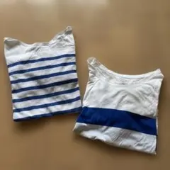 まとめ売りMACPHEE BEAMS ブルーストライプ 長袖Tシャツ