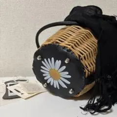 ebagos キャズエドゥミ別注 籐付き長財布 ポシェット 黒 - メルカリ