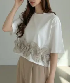 フリルドッキングTシャツ ♡ 新品タグ付きのサムネイル