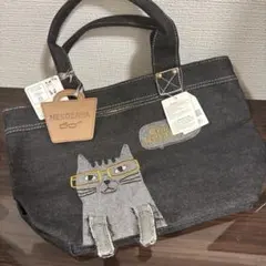 NEKOZAWA kusuguru クスグルミニトートバッグ　ねこまるけ