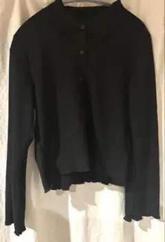 GU ブラウン 長袖ボタンアップ シャツ 【Lサイズ】