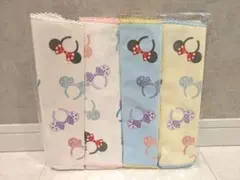 DISNEYリゾートミニタオル　4枚セット