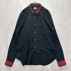 コムデギャルソンオムプリュス AD2011 タータンチェック切替シャツ S