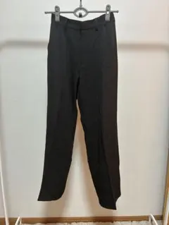 GRL センタープレスストレートパンツ[ai07] ブラック Sサイズ