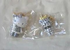 ハローキティ シークレットマスコットチャーム モノクロガーリー セット