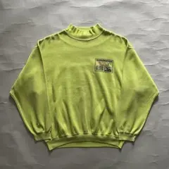90's OCEAN PACIFIC プリント モックネック スウェット