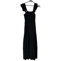 SHEIN ブラック ロングワンピース　Sサイズ