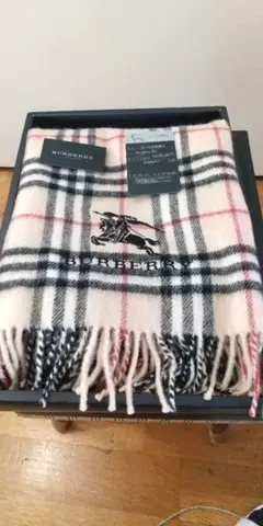 Burberry ノバチェックストールブランケット ウール 100%