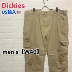 ●E374【US輸入】ディッキーズ カーゴパンツ ベージュ系 メンズ【W40】