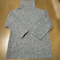 UNIQLO タートルネックグレー 長袖セーター M