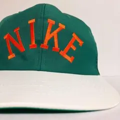 デッド 超レア 日本製 80s NIKE 刺繍ロゴ メッシュ キャップ 帽子