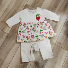 はらぺこあおむし　ロンパース　カバーオール　７０