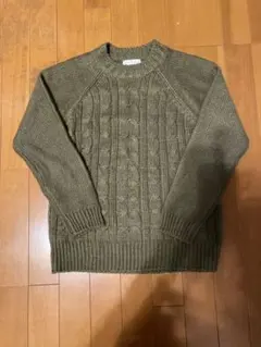 カーキ ニット E hyphen world gallery イーハイフン