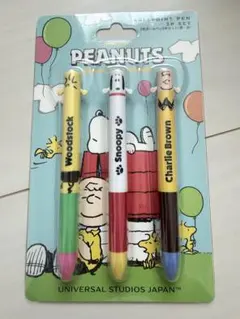 USJ PEANUTS ボールペン 3本セットのサムネイル