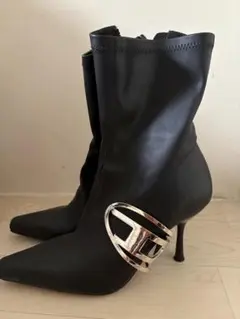 DIESELディーゼル カモフラージュ柄 ピンヒール ハイヒールロング