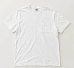 ZARA ポケット付き クルーネックTシャツ ホワイト Lサイズ