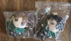 進撃の巨人 アクアマリン 缶バッジ コミケ エレン 2点セット WIT