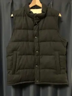 送料込　無印良品　ダウンベスト　ブラック　L