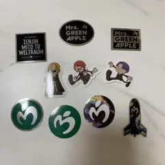 ゼンジン未到とヴェルトラウム　フレークステッカー　ミセスグリーンアップル