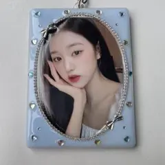 トレカキーホルダー　韓国　トレカ　レジン　デコ　硬質　ケース　トレカケース　mh