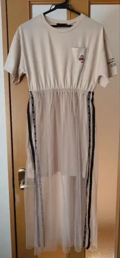 LOVETOXIC チュール付ワンピース 半袖