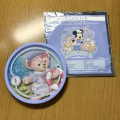 新作　香港ディズニー　ダッフィーフレンズ　シェリーメイ　コースター　現品のみ