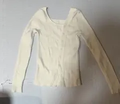 Shein Dazy アイボリー ボタン付きニット カーディガン　Sサイズ