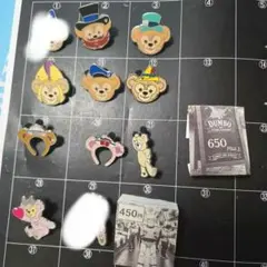 ハンドシェイク　カチューシャ　ダッフィー　シェリーメイ　ディズニーピン ハンドシェイク カチューシャ ダッフィー シェリーメイ ディズニーピン