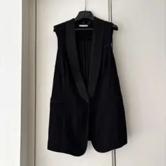 まもなく販売終了 STEFANO MORTARI ステファノモルタリ　ジレ 黒のサムネイル