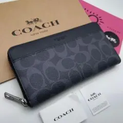 新品　COACH　長財布　メンズ　カラー　デニムのサムネイル